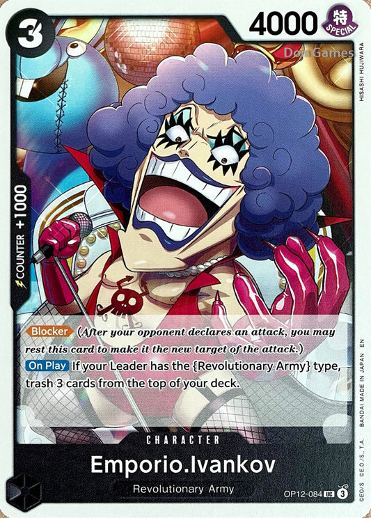 OP12-084 Emporio. Ivankov Character Card