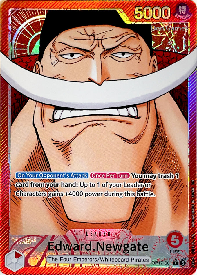 OP17-001 Edward. Newgate Leader Card Alternate Art