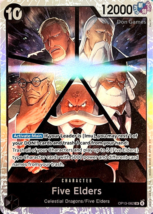 OP13-082 Five Elders Character Card