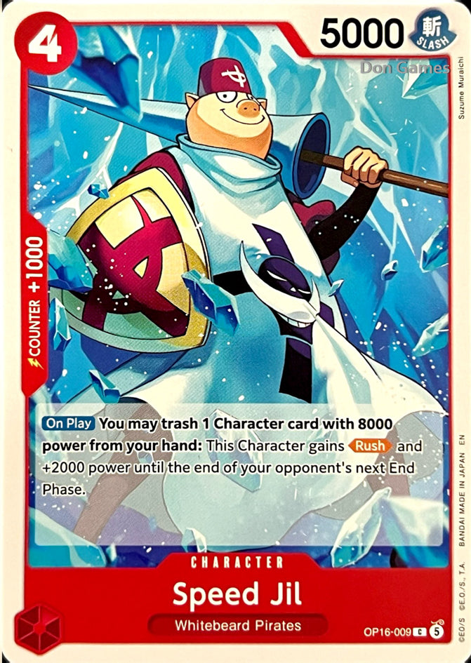 OP16-009 Speed Jil Character Card