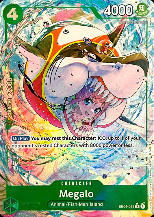 EB04-018 Megalo Character Card Alternate Art