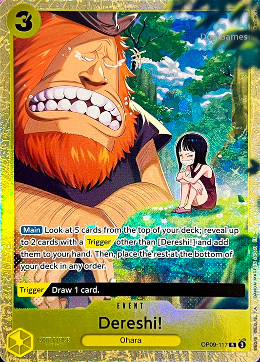 OP09-117 Dereshi! Event Card Alternate Art Best Selection Vol. 4