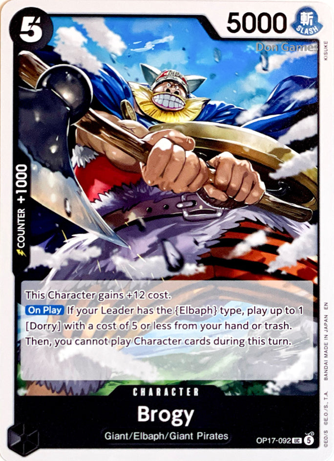 OP17-092 Brogy Character Card