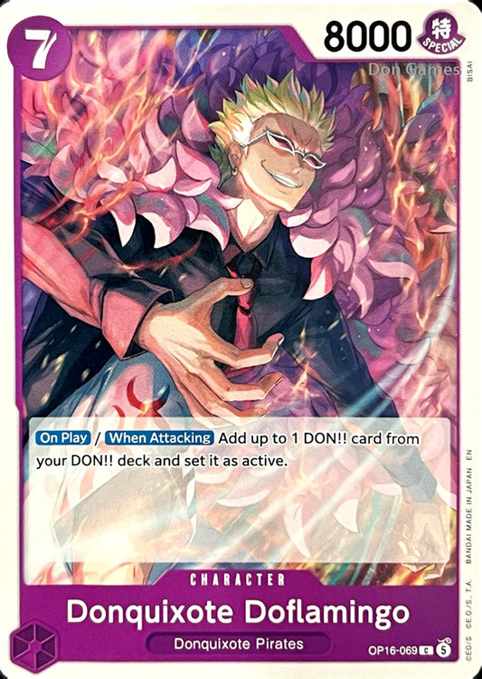 OP16-069 Donquixote Doflamingo Character Card