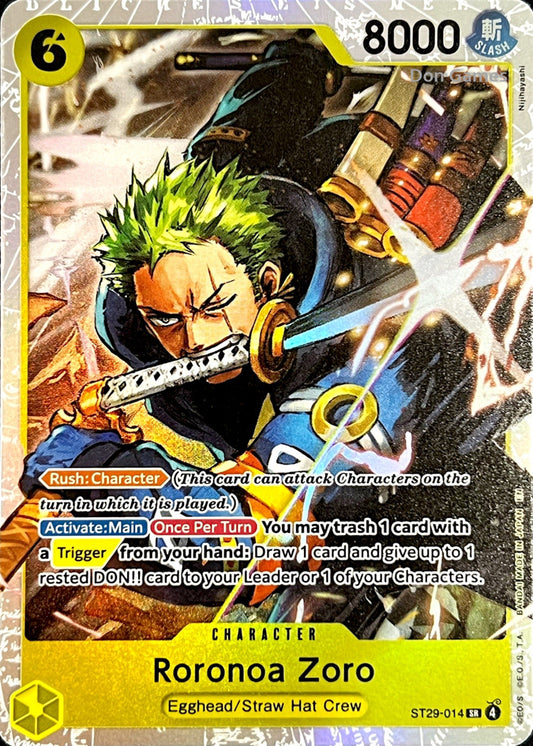 ST29-014 Roronoa Zoro Character Card