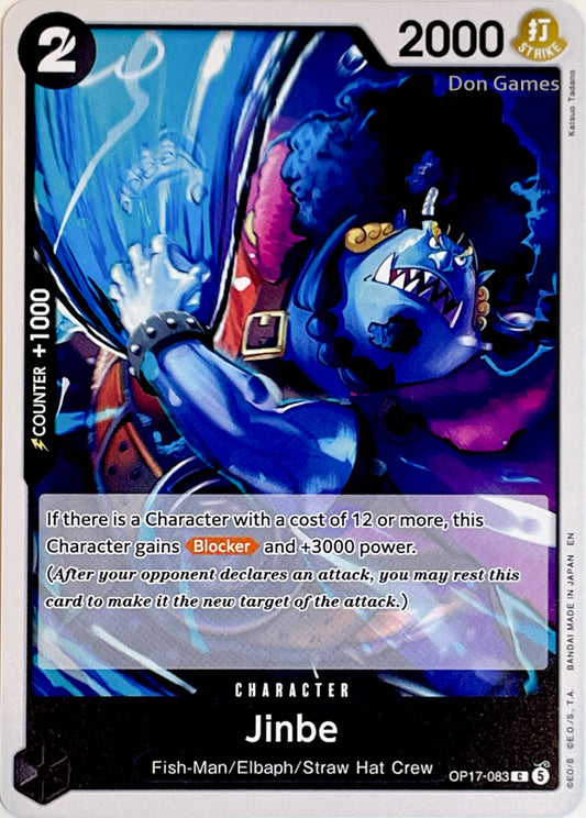 OP17-083 Jinbe Character Card