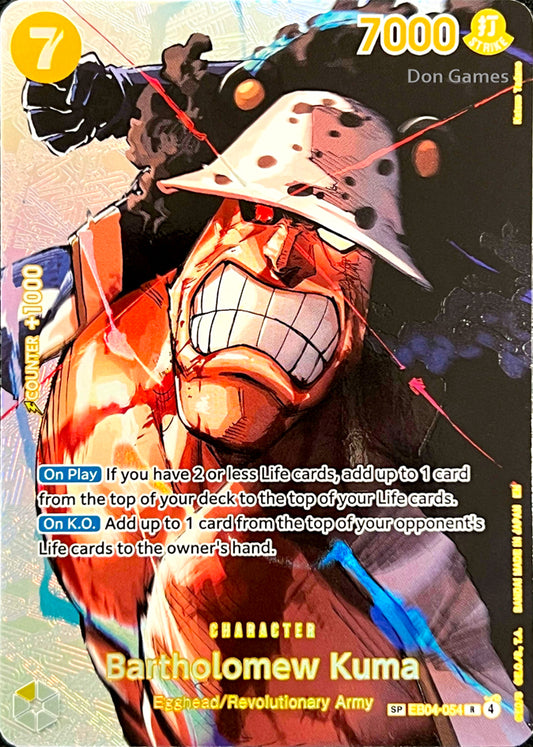 EB04-054 Bartholomew Kuma Character Card Special Alternate Art