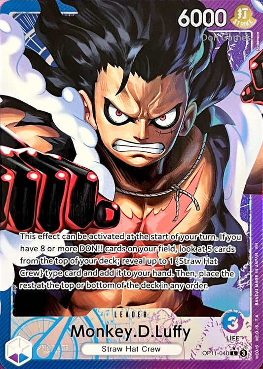OP11-040 Monkey. D. Luffy Leader Card Alternate Art