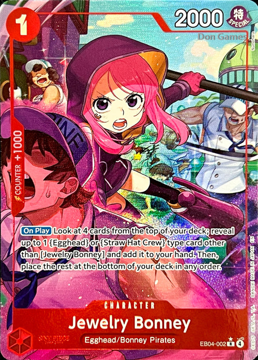 EB04-002 Jewelry Bonney Character Card Alternate Art