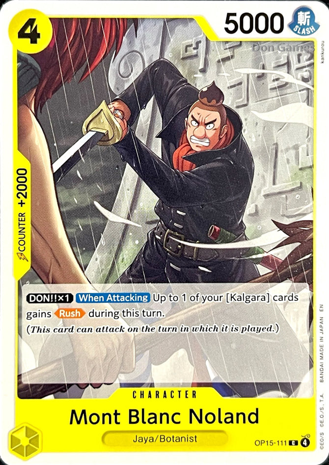 OP15-111 Mont Blanc Noland Character Card