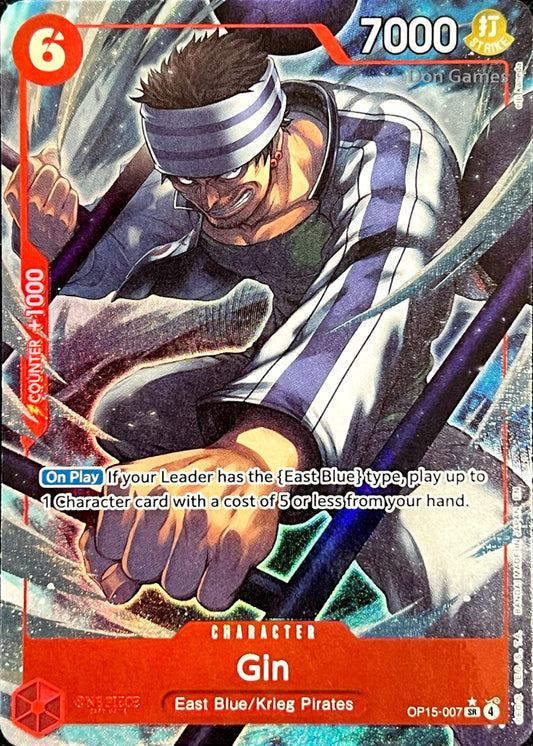 OP15-007 Gin Character Card Alternate Art