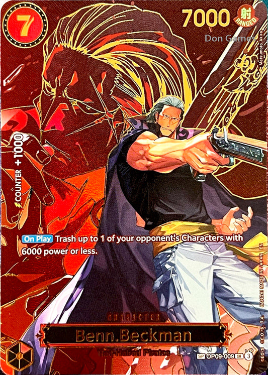 OP09-009 Benn. Beckman Character Card Special Alternate Art
