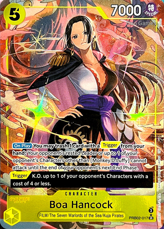 PRB02-017 Boa Hancock Character Card Alternate Art