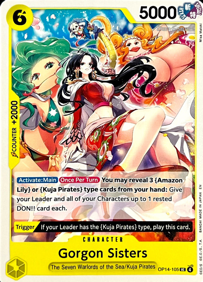 OP14-105 Gorgon Sisters Character Card