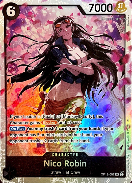 OP12-087 Nico Robin Character Card