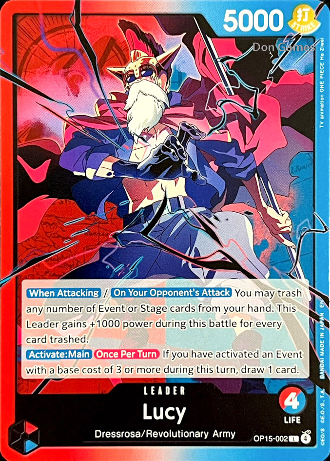 OP15-002 Lucy Leader Card