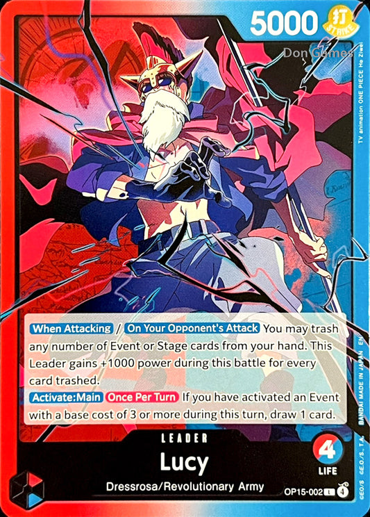 OP15-002 Lucy Leader Card
