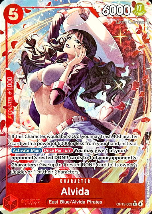 OP15-003 Alvida Character Card Alternate Art