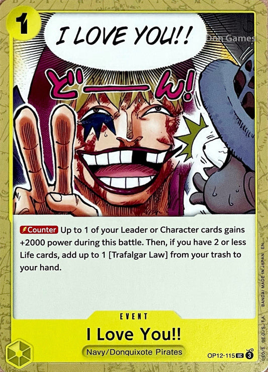 OP12-115 I Love You!! Event Card
