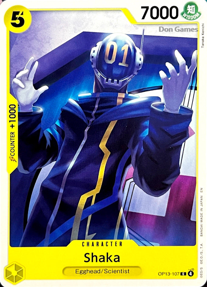 OP13-107 Shaka Character Card