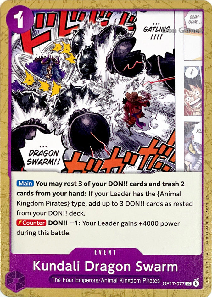 OP17-077 Kundali Dragon Swarm Event Card
