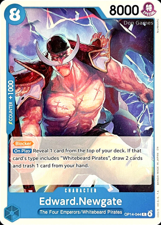 OP14-044 Edward. Newgate Character Card