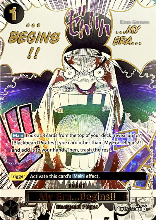 OP09-096 My Era... Begins!! Event Card Special Alternate Art (PRB-02)