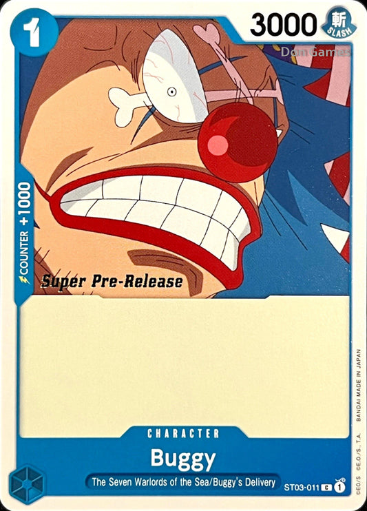 ST03-011 Buggy Character Card SUPER PRE-RELEASE
