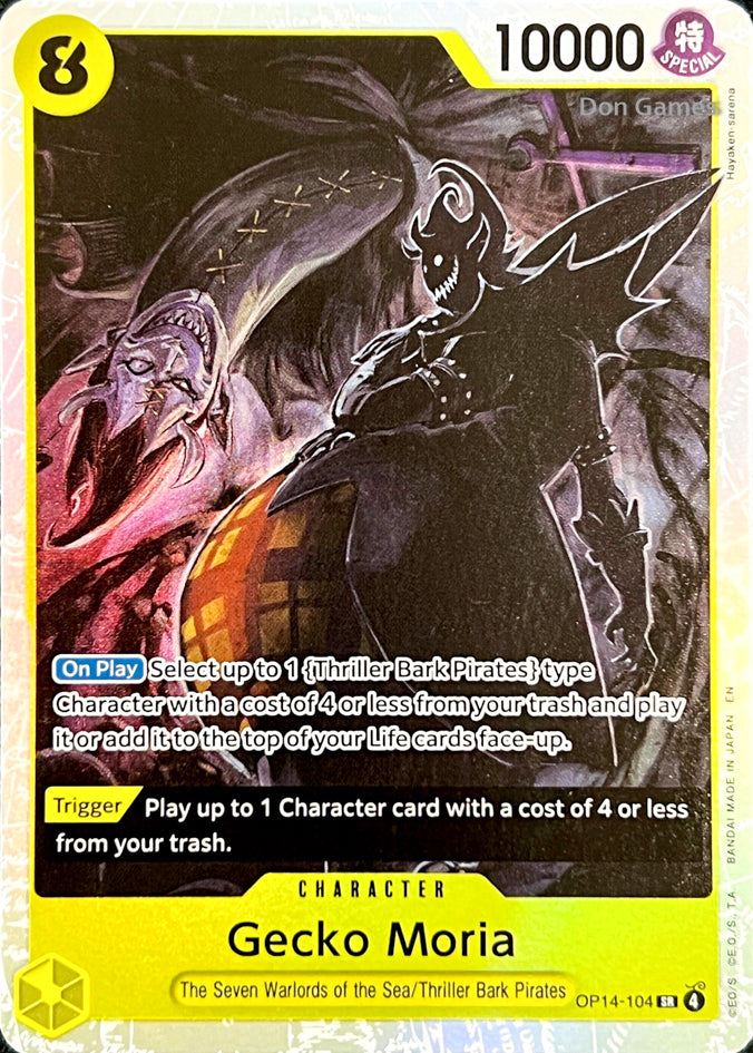 OP14-104 Gecko Moria Character Card