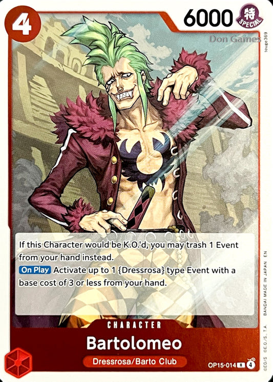 OP15-014 Bartolomeo Character Card