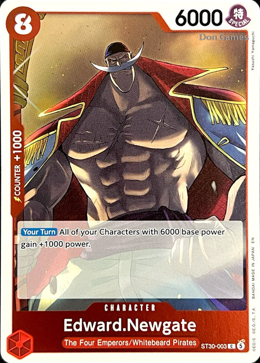 ST30-003 Edward. Newgate Character Card