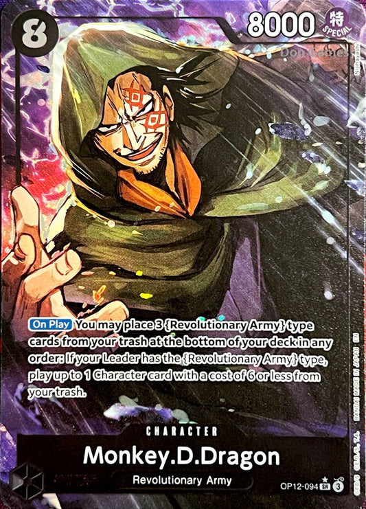 OP12-094 Monkey. D. Dragon Character Card Alternate Art