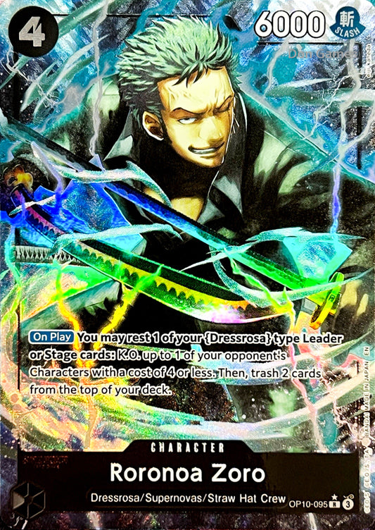 OP10-095 Roronoa Zoro Character Card Alternate Art (PRB-02)
