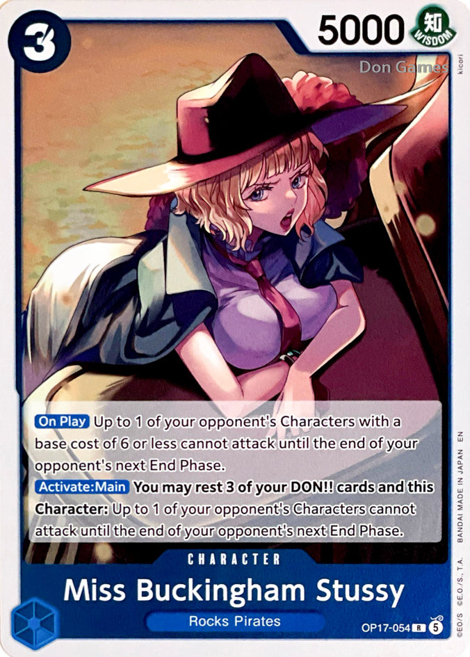 OP17-054 Miss Buckingham Stussy Character Card