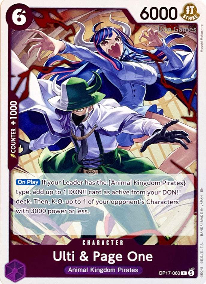 OP17-060 Ulti & Page One Character Card