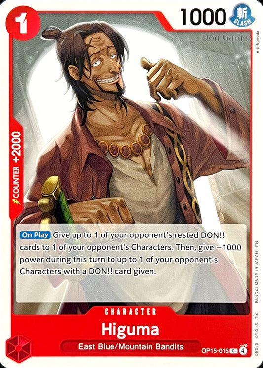 OP15-015 Higuma Character Card