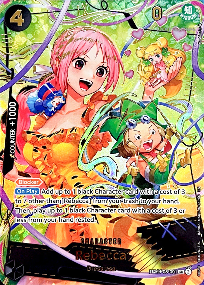 OP05-091 Rebecca Character Card Special Alternate Art (PRB-02)
