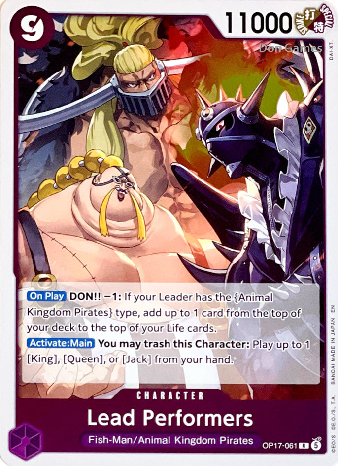 OP17-061 Lead Perfomers Character Card