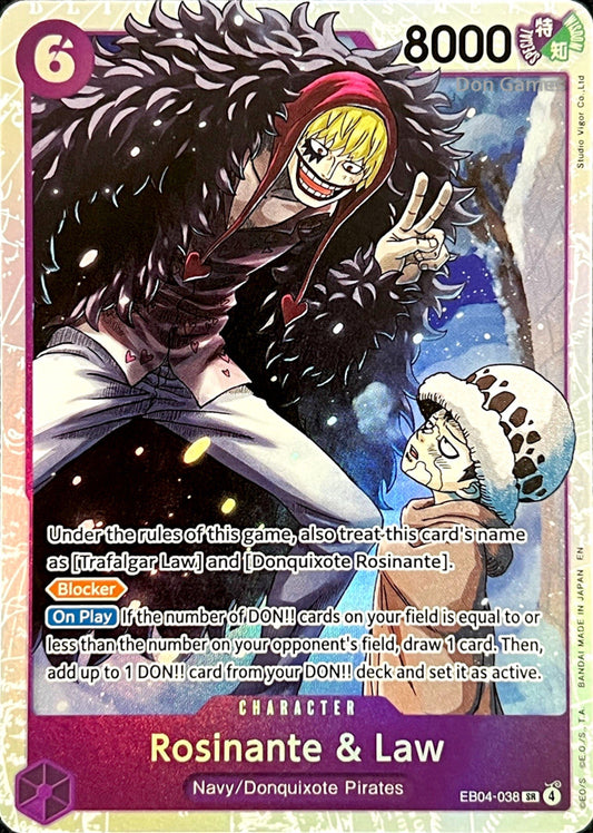 EB04-038 Rosinante & Law Character Card