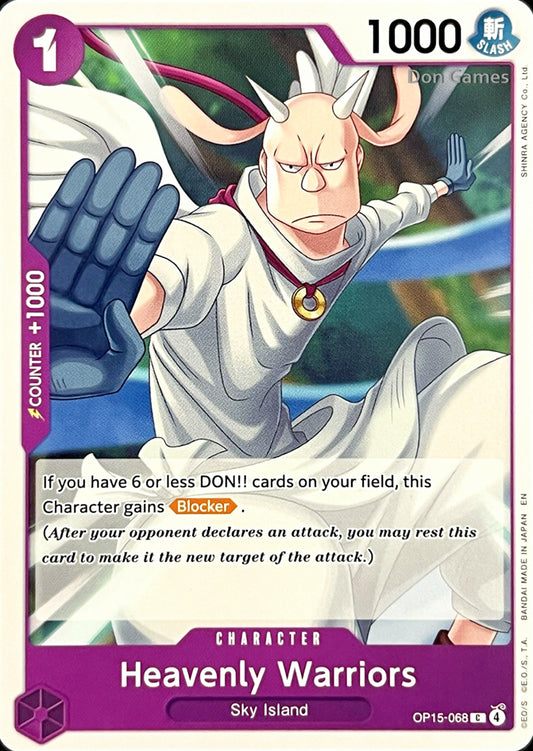 OP15-068 Heavenly Warriors Character Card