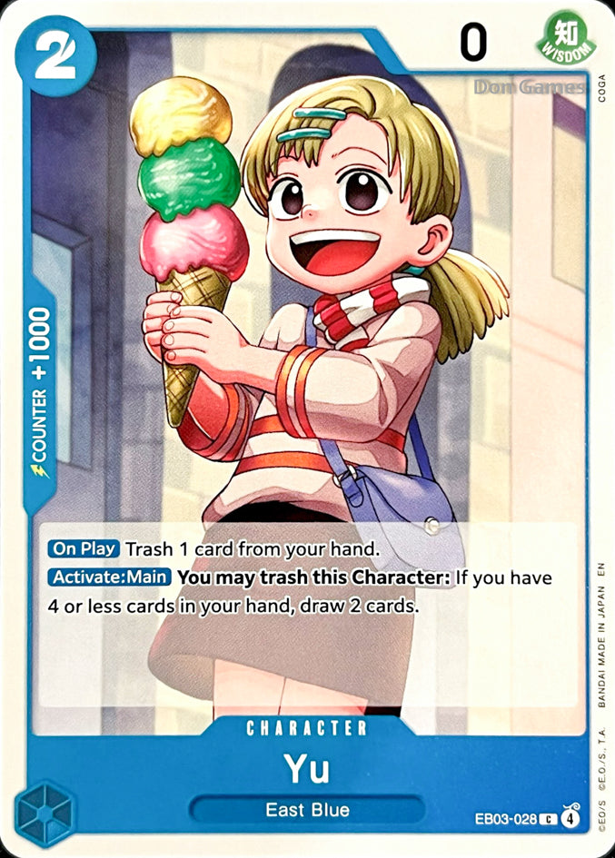 EB03-028 Yu Character Card