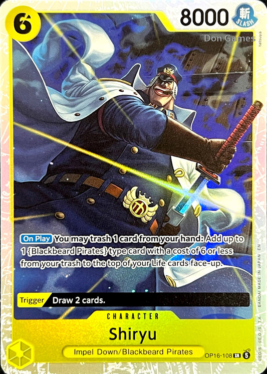 OP16-108 Shiryu Character Card