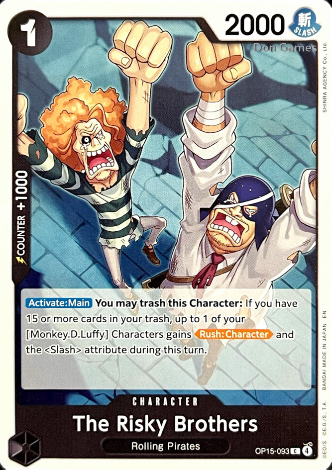 OP15-093 The Risky Brothers Character Card