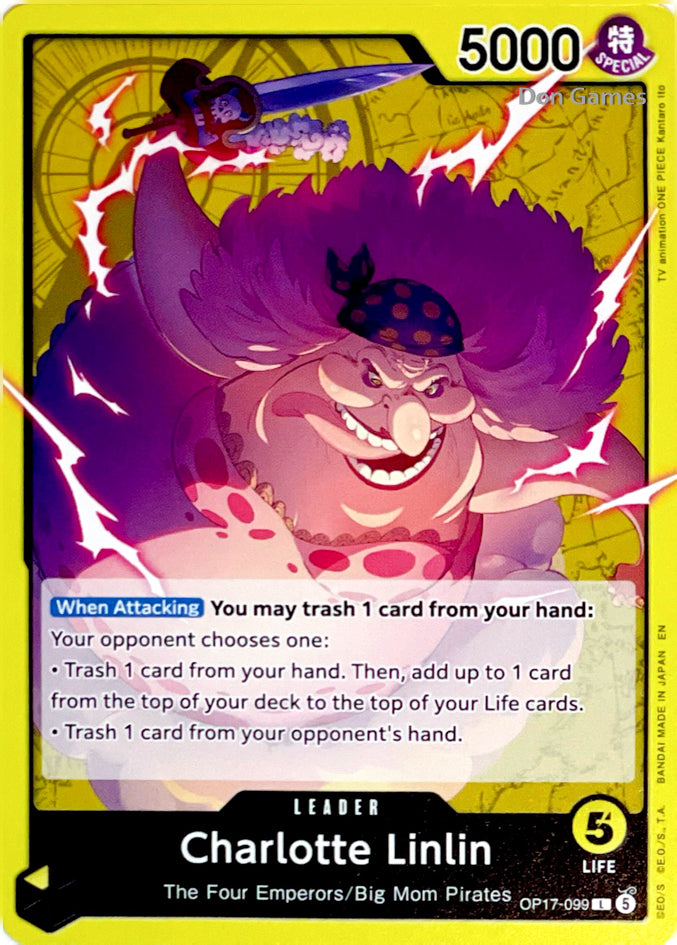 OP17-099 Charlotte Linlin Leader Card