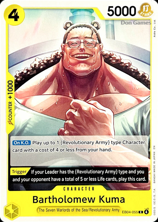 EB04-055 Bartholomew Kuma Character Card