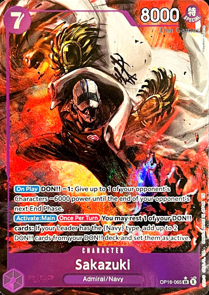 OP16-065 Sakazuki Character Card Alternate Art