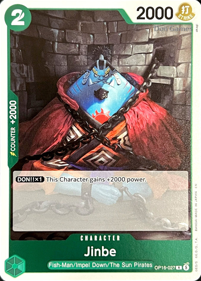 OP16-027 Jinbe Character Card