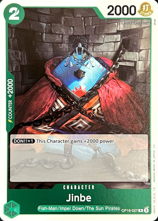 OP16-027 Jinbe Character Card
