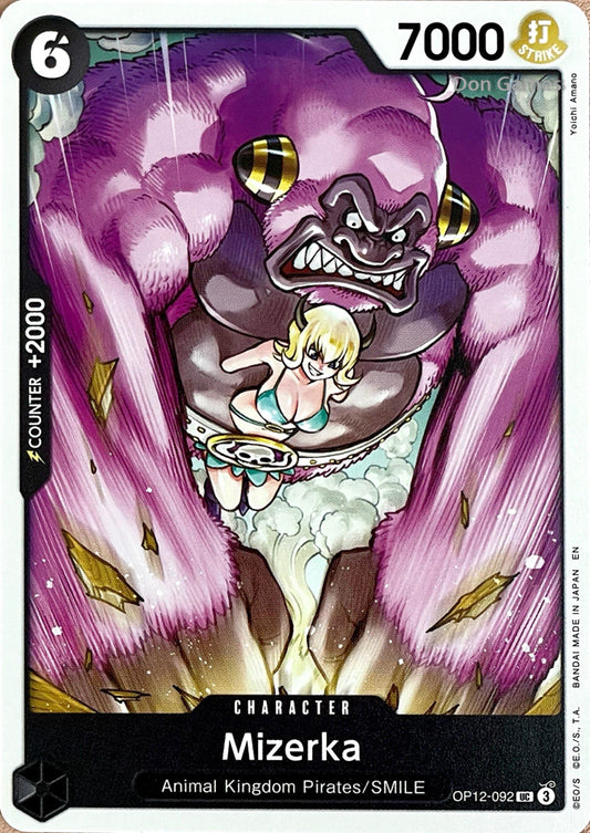 OP12-092 Mizerka Character Card