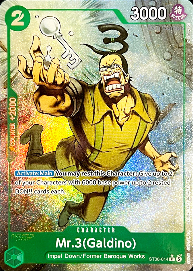 ST30-014 Mr. 3 (Galdino) Character Card Extended Art